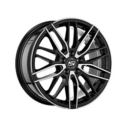 MSW 72 18x8" 5x120 ET45, Noir Brillant / Poli