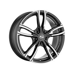 MSW 73 19x9" 5x120 ET38, Gris Anthracite / Poli