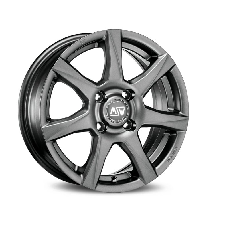 MSW 77 16x7" 5x112 ET42, Gris Anthracite Mat