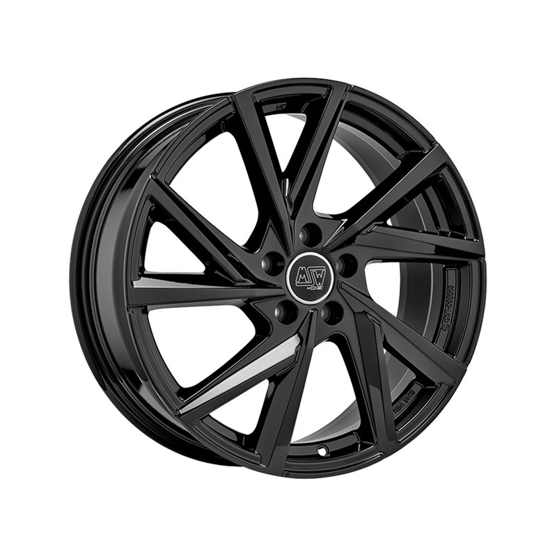 MSW 80-5 18x8" 5x110 ET33, Noir Brillant