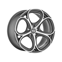 MSW 82 18x8" 5x108 ET50, Gunmetal, Branches Polies