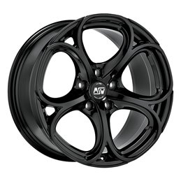 MSW 82 18x8" 5x110 ET30, Noir Brillant