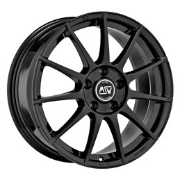 MSW 85 17x7" 5x100 ET35, Noir Brillant