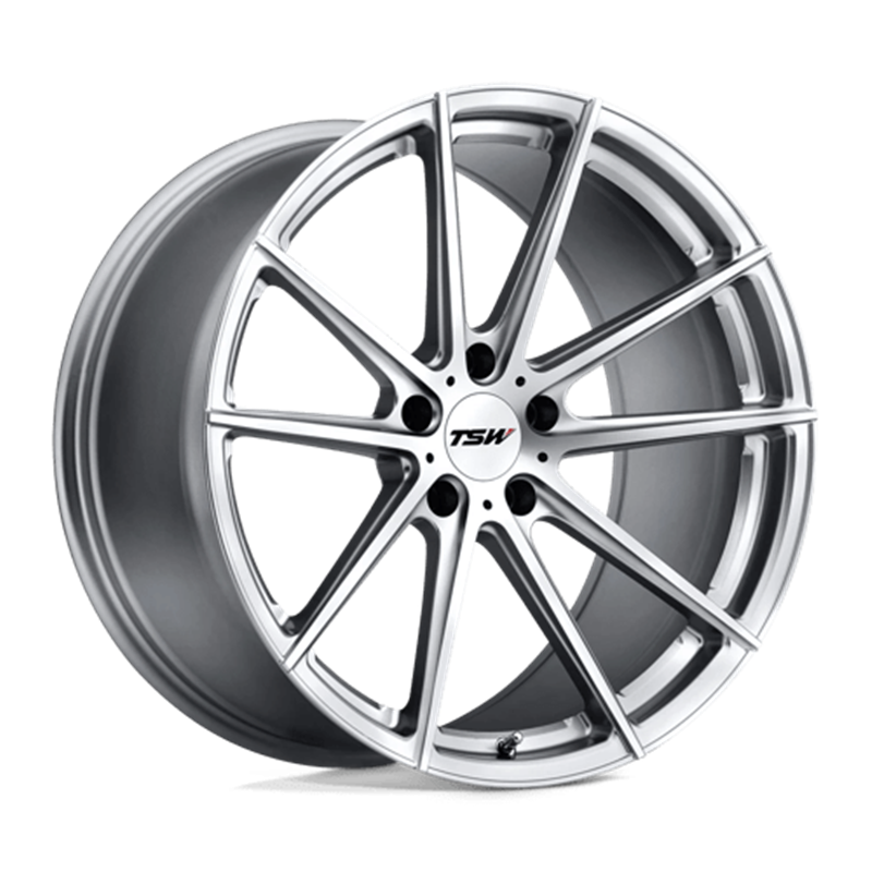 TSW Bathurst 20x8.5 5x112 ET20, Silver, Mirror Cut Face