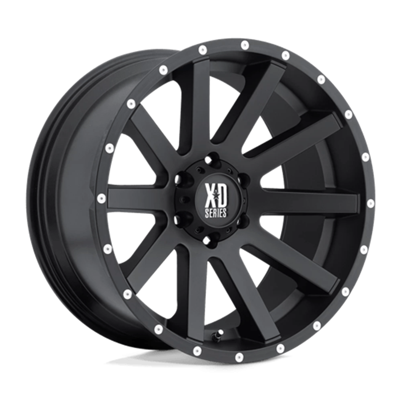 XD XD818 Heist 20x10" 5x127 ET-24, Noir Satiné