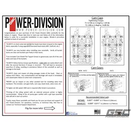 Arbres à Cames Stage 2 GSC POWER DIVISION GT/STI 1999-2000 WRX 2001-2005