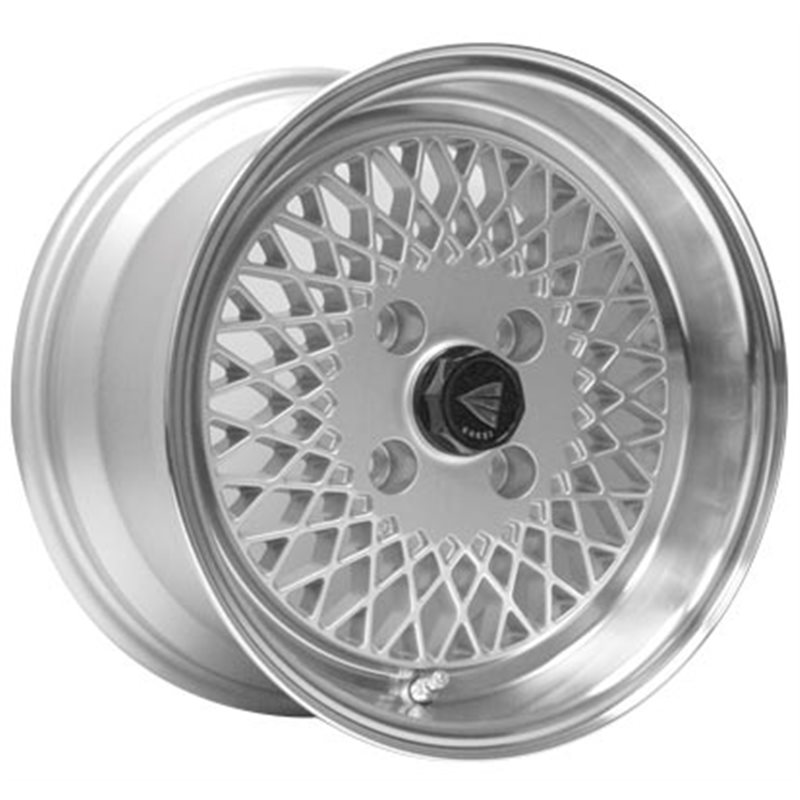 ENKEI92 Line 15x7 38mm 4x100 Bolt Pattern Silver Wheel