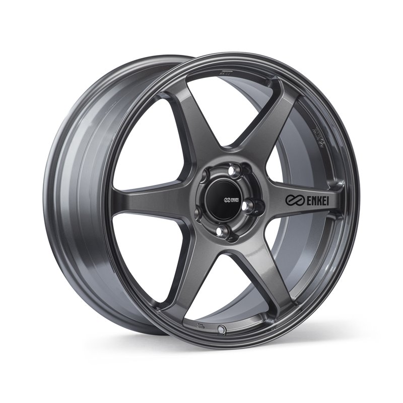 T6R 17x9 45mm 5x100 72.6 Gloss Gunmetal 