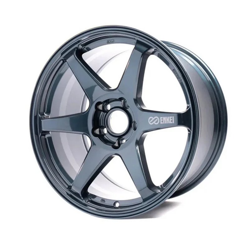 T6R 18x9.5 38mm 5x114.3 Bolt Pattern 72.6 Misty Blue Wheel