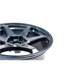 T6R 18x9.5 38mm 5x114.3 Bolt Pattern 72.6 Misty Blue Wheel