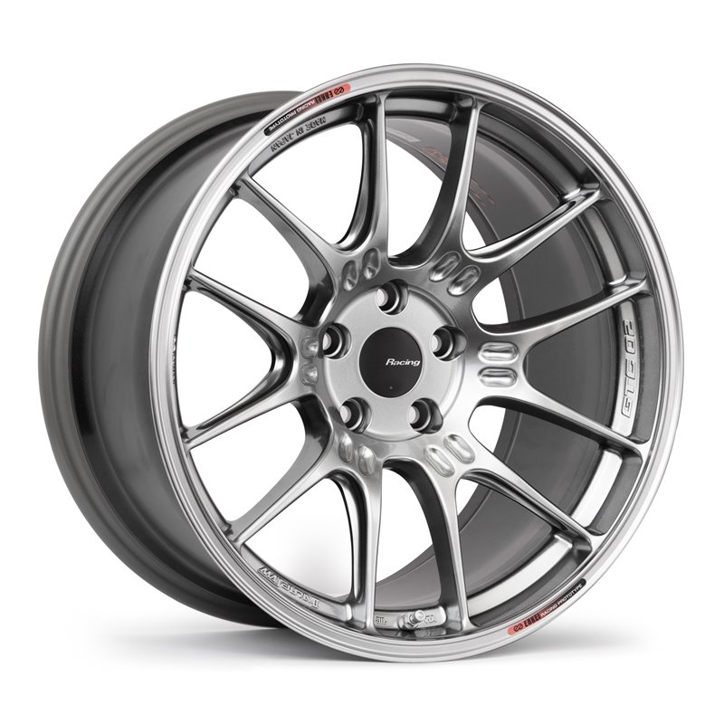GTC02 18x8 5x100 45mm 75mm Hyper Silver Wheel
