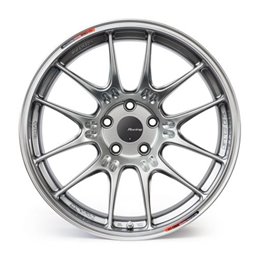GTC02 18x8 5x114.3 45mm 75mm Hyper Silver Wheel
