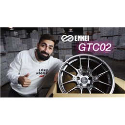 GTC02 18x8.5 5x114.3 35mm 75mm Hyper Silver Wheel