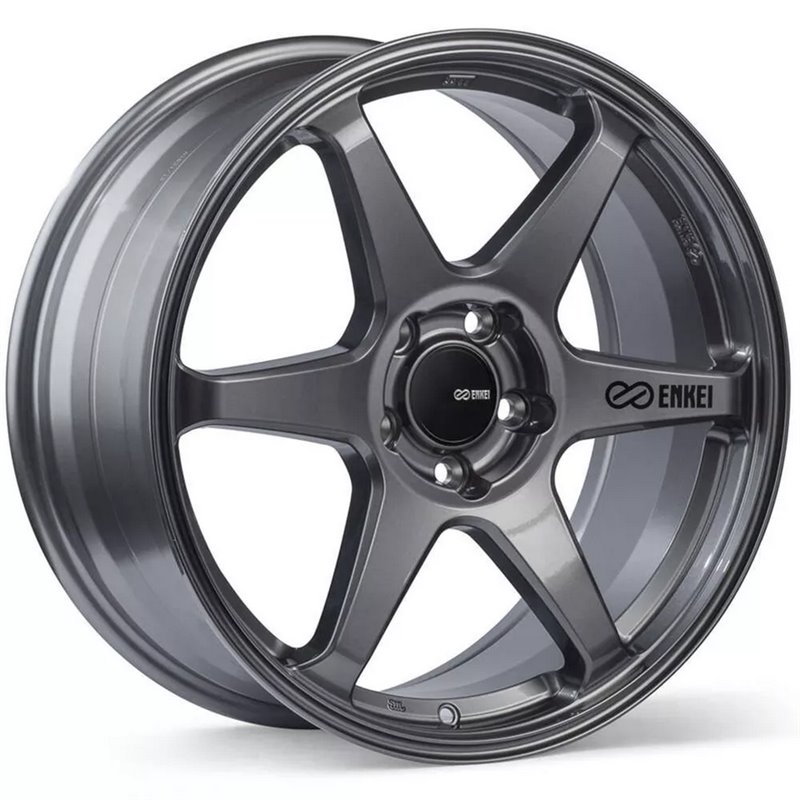 T6R 18x9.5 38mm 5x114.3 Bolt Pattern 72.6 Matte Gunmetal Wheel