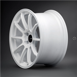 TRIUMPH 18x9.5 5x114.3 38mm Vanquish White Wheel