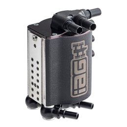 IAG V3 Street Series Air / Oil Separator (AOS) for 2008-14 WRX & 2008-21 STI - Black Finish