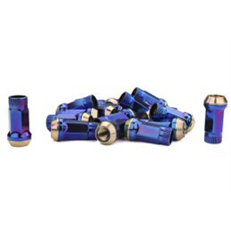 Ecrous SR45R MUTEKI Kit 12X1.5 45mm Bleu Brulé