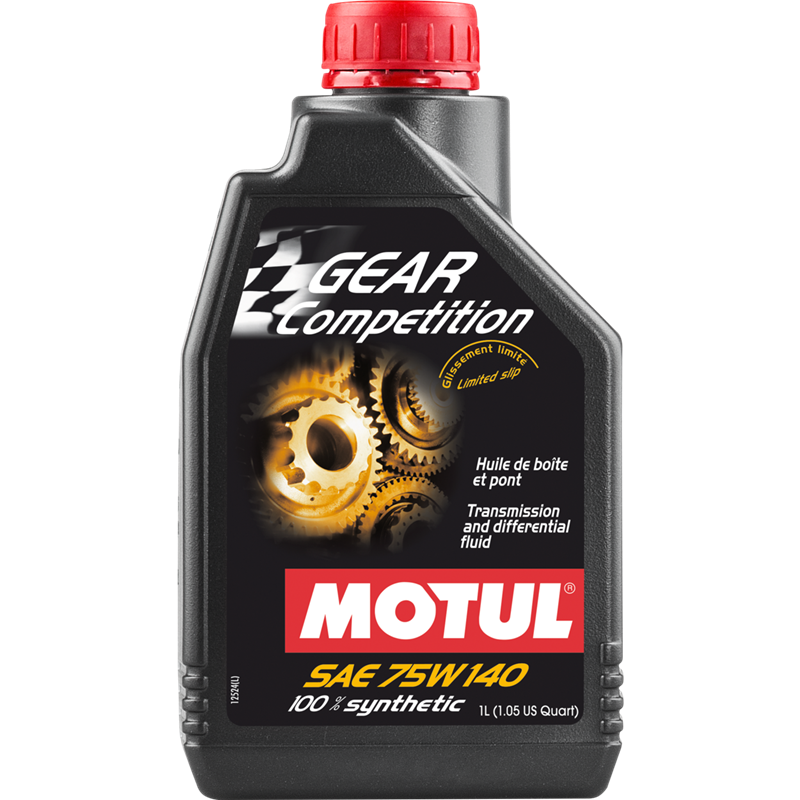 Huile Boite et Pont MOTUL GEAR COMPETITION 75w140 Bidon 1L