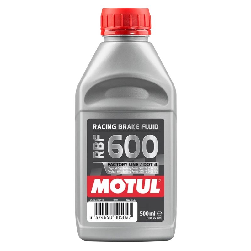 Liquide de frein MOTUL RBF 600  (312°C) - Bidon 500ml 