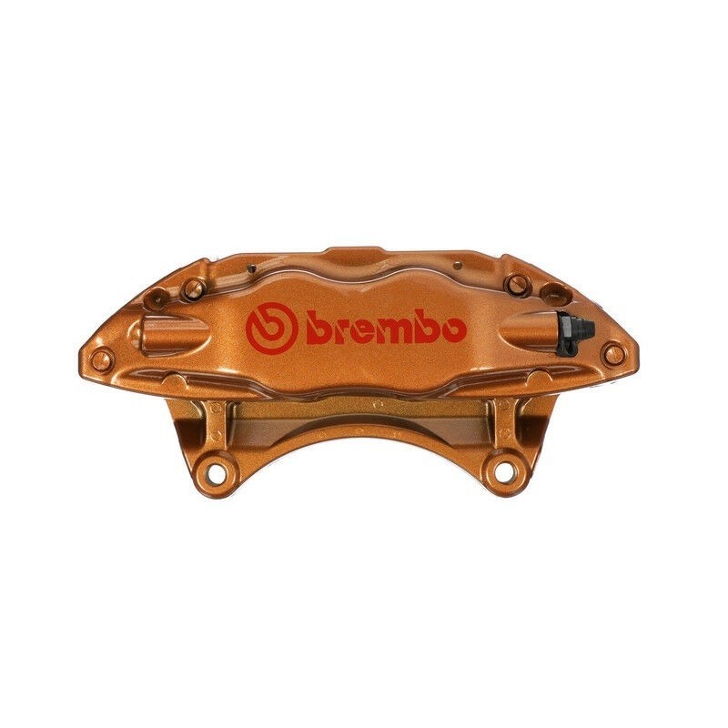 Etrier de frein 4 pistons STI BREMBO Or 
- Avant