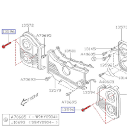 Couvercle de Distribution Vis Longue GT/WRX/STI 1993-2021