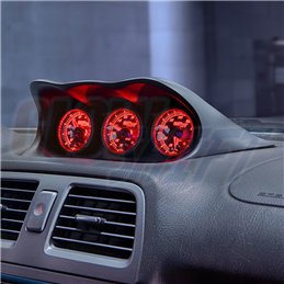 60mm Fiberglass Triple Gauge Dashboard Pod for 2001-2007 Subaru Impreza WRX