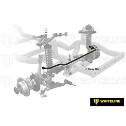Barre stabilisatrice avant 30 mm réglable Renforcée WHITELINE LANDCRUISER PRADO GRJ120, KDJ120, KZJ120, RZJ120