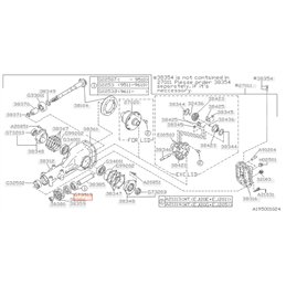 Joint Spi sortie différentiel arrière SUBARU
GT/WRX/STI 1993-2014