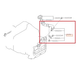 Goulotte Remplissage d'huile SUBARU WRX/STI 2008-2022 / FORESTER Turbo 2008+ / LEGACY Turbo 2006+