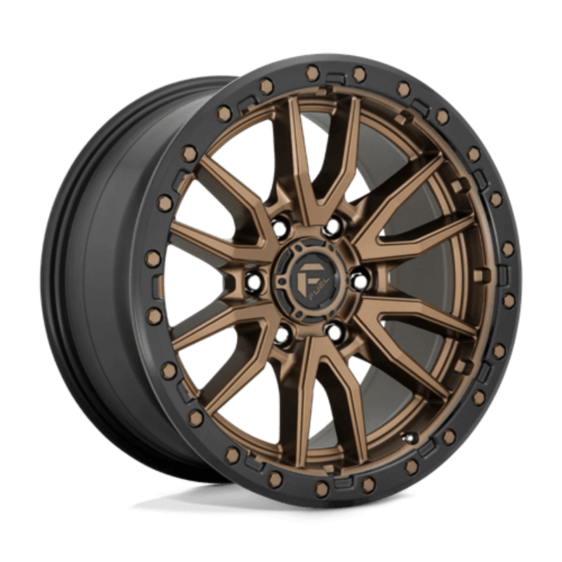 Fuel D681 Rebel 20x9 5x127 ET20, Bronze Mat, Cerclage Noir