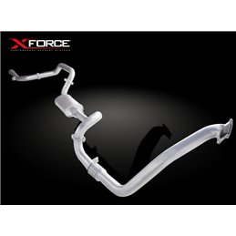 Turbo-Back System 76mm, Acier Inox XFORCE TOYOTA LANDCRUISER 1990-1998