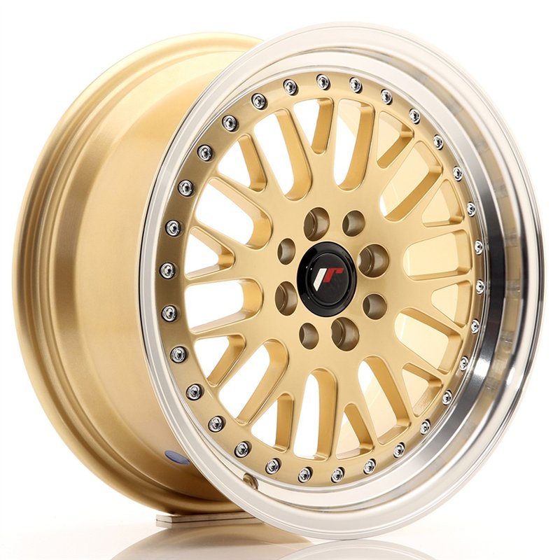 JR Wheels JR10 16x7 ET30 4x100/108 Or / Bord Poli