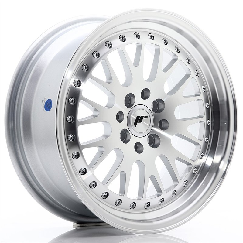 JR Wheels JR10 16x7 ET30 4x100/108 Argent Face Polie