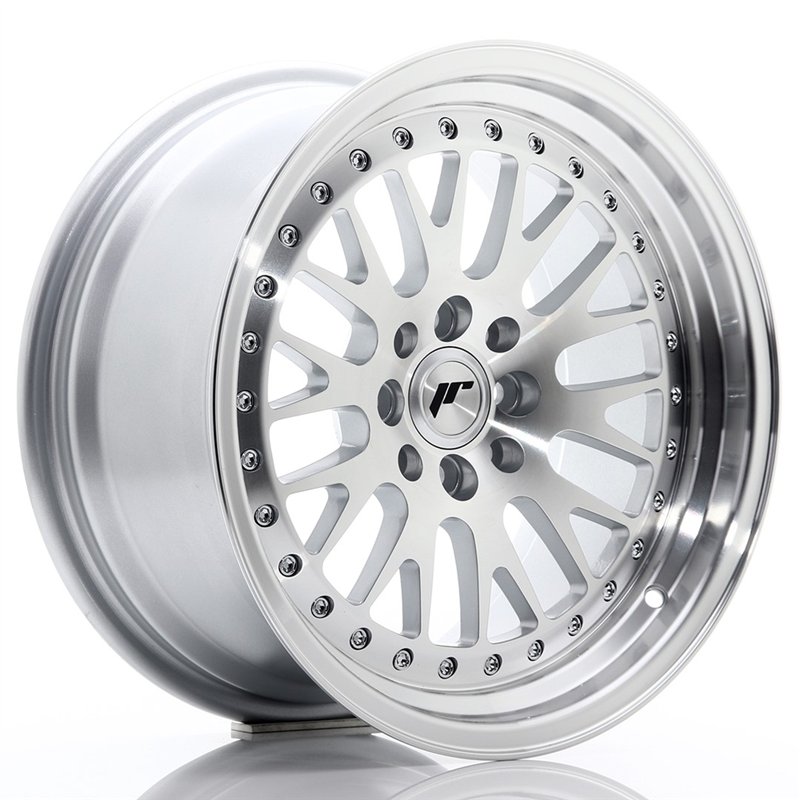 JR Wheels JR10 16x8 ET20 4x100/108 Argent Face Polie