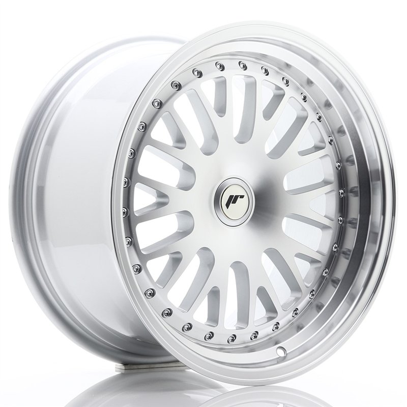 Japan Racing JR10 17x9 ET25-30 BLANK Gris Argenté / Poli