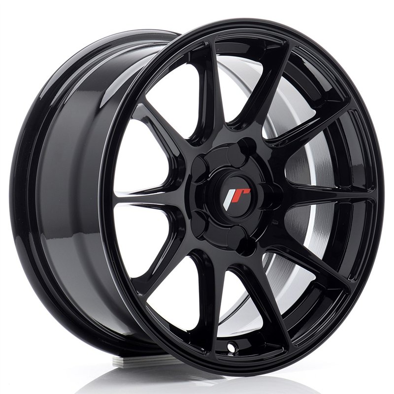 Japan Racing JR11 15x7 ET30 5H BLANK Noir Brillant