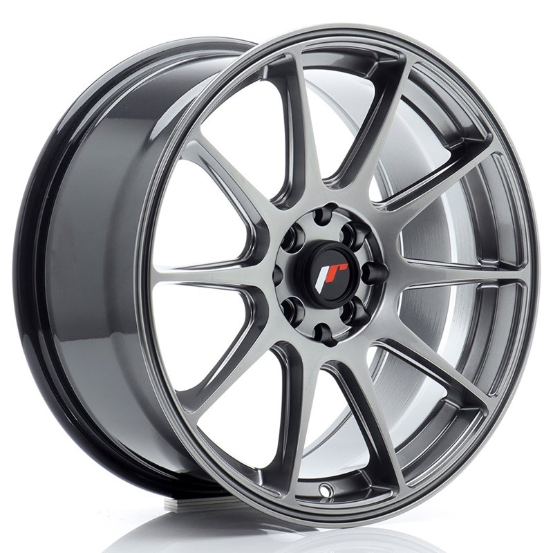 Japan Racing JR-11 17x8" 4x100/114.3 ET35, Hyper Black