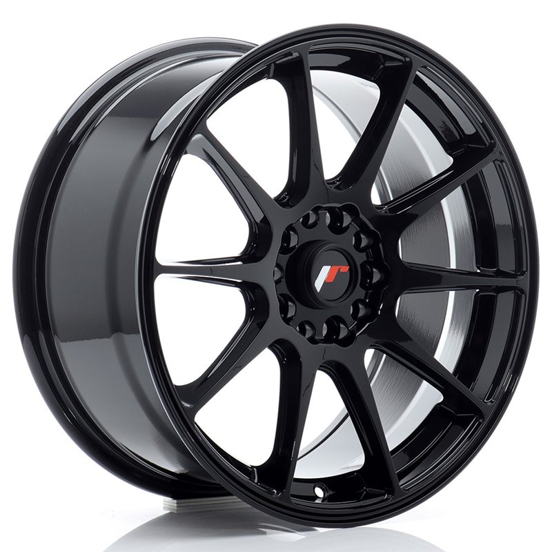 Japan Racing JR-11 17x8" 5x112/114.3 ET35, Noir Brillant