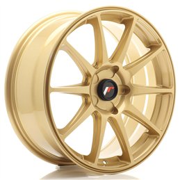 Japan Racing JR11 18x7,5 ET20-40 5H BLANK Or / Doré
