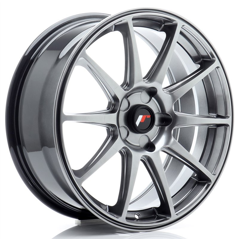 Japan Racing JR-11 18x7.5" (5 trous - sur mesure) ET20-40, Hyper Black