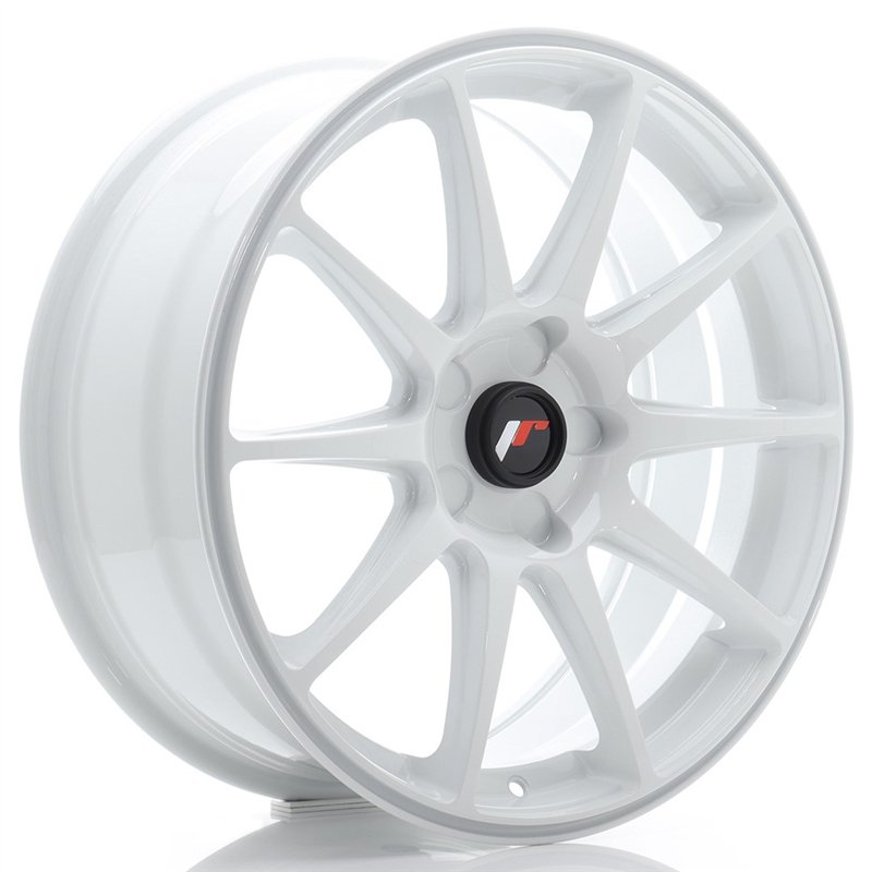 Japan Racing JR-11 18x7.5" (5 trous - sur mesure) ET20-40, Blanc