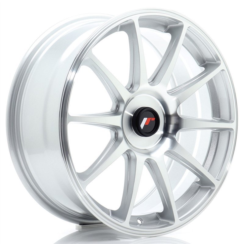 Japan Racing JR11 18x7,5 ET40 5x114,3 Gris Argenté / Poli