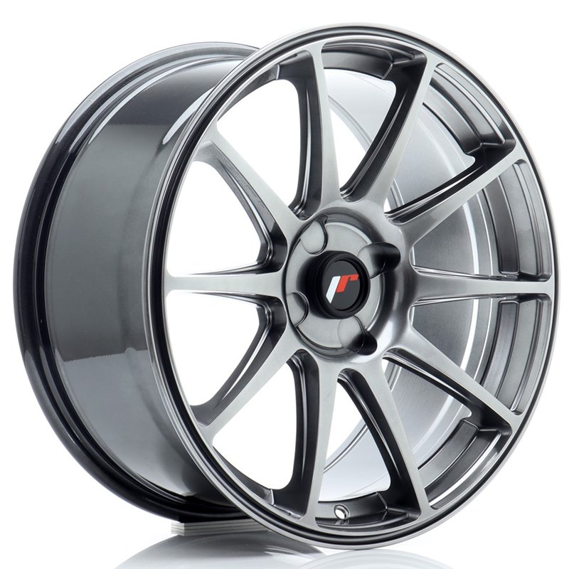 Japan Racing JR-11 18x8.5" (4 trous - sur mesure) ET20-40, Hyper Black