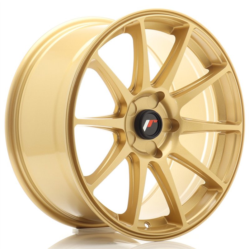 Japan Racing JR-11 18x8.5" (5 trous - sur mesure) ET20-40, Or / Doré