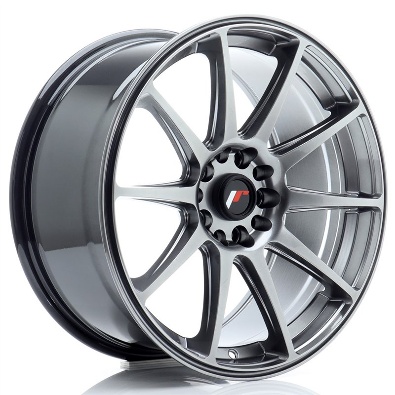 Japan Racing JR-11 18x8.5" 5x100/108 ET35, Hyper Black