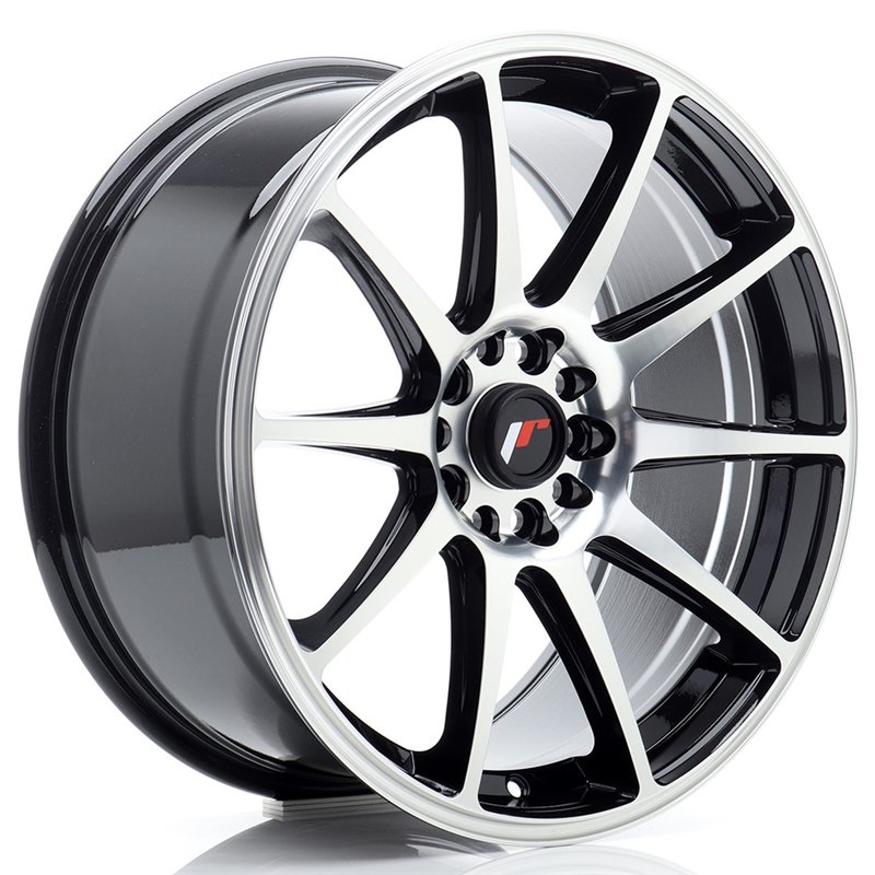 Japan Racing JR11 18x8,5 ET40 5x112/114 Noir et Branches Polies