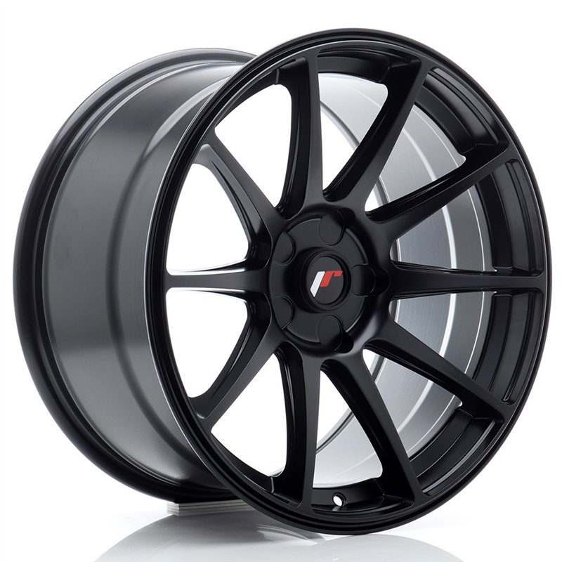 Japan Racing JR-11 Extreme Concave 18x9.5" (5 trous - sur mesure) ET20-30, Noir Mat