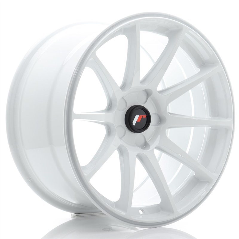 Japan Racing JR-11 Extreme Concave 18x9.5" (5 trous - sur mesure) ET20-30, Blanc