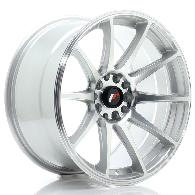 Japan Racing JR-11 Extreme Concave 18x9.5" 5x114.3/120 ET22, Gris Argenté