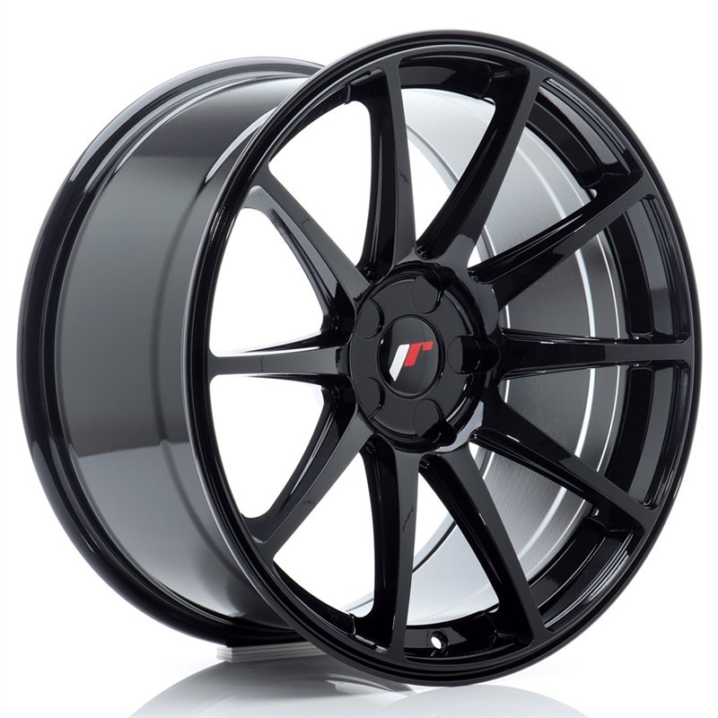 Japan Racing JR-11 Extreme Concave 19x9.5" (5 trous - sur mesure) ET15-35, Noir Brillant